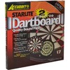 Accudart 2-in-1 Starlite Quality-Bound Paper Dartboard Game Set with Six