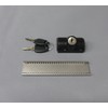 Nomuratec N-3084 Window Security Supplies, Black, Approx. Width 4.7 x