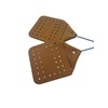 Pack of Two Amish Valley Products Leather Fly Swatter Brown