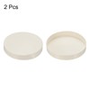 PATIKIL 4.5" PVC Pipe End Cap Fitting, 2 Pack Furniture