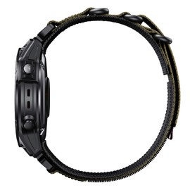 NotoCity 22mm Quick Fit Nylon Strap for Garmin Fenix 6 pro,Silicon Strap for Garmin fenix 5 6 7 5Plus,Forerunner 955/945/935/745, for Garmin Approach S60 S62, Instinct ／Instinct Crossover/Instinct 2