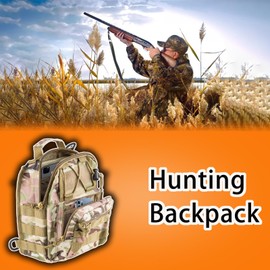 Seaponer Hunting Backpack, Small Carry Pouch, Sling Shoulder Bag for Licenses Flashlight Knife Water Bottle Deer Call, Light Pack for Deer Duck Tree Bow Hunt