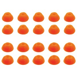 RACOFSB 5 Sets Pro Fingerboard Bushings 75A 80A Good Rebound Urethane Material for Professional Fingerboard Trucks (75A Orange)