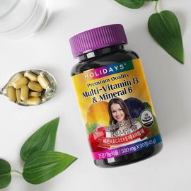 19-complex multivitamin, 13 and 6 minerals, 90 tablets (2 bottles) for a total of 6 months / 19종복합기능 멀티비타민13앤미네랄6 90정 2병 총6개월분