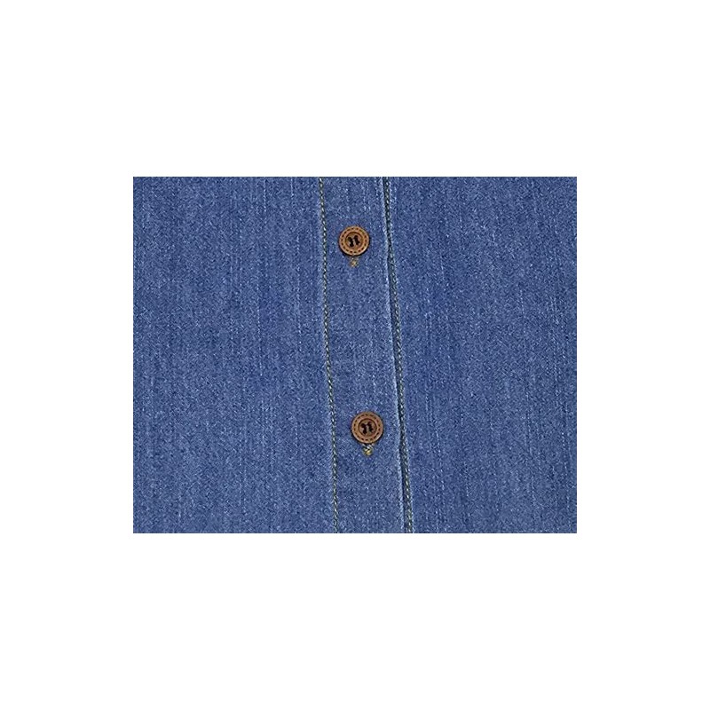 Denim Peaked Fake Collar Detachable Dickey Collar Unisex Stylish Half