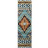 GLENLCWE Southwestern Style Table Runner,Indian American Aztec Print Long Table