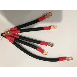 temco EZGO TXT Golf Cart Car 36 Volt 2Gauge 2AWG Battery Cables - MADE IN USA