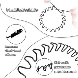 Mens Hair Band, Metal Hair Bands for Men, Non-Slip Sports Fashion Headband, for Outdoor, Sports, Everyday Wear.(10 Pcs)