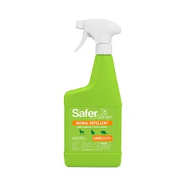 Safer Brand Garden SG3145 Animal Repellent Ready-to-Use Spray – Dual-Action Formula Repels Birds, Cats, Deer, Dogs, Groundhogs, Rabbits, Raccoons, Skunks & Squirrels – Protects up to 375 Sq Ft