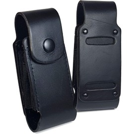 Personlaised [Enter Name] Genuine Leather Case [Compatible with Leatherman] Juice KF4 S2/Free T4 S2/Wingman/Sidekick/Rev/PST Black