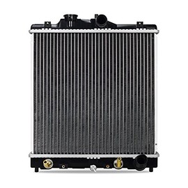 Mishimoto R1290-AT Plastic End-Tank Radiator Compatible With Honda Civic 1992-1998 Silver