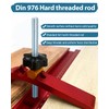 Leryati DIN 976 Threaded Rod M10 x 300 mm, Galvanised