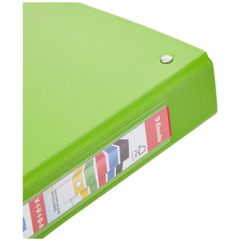 Esselte 4 Ring Binder, PP, Holds up to 190 Sheets,