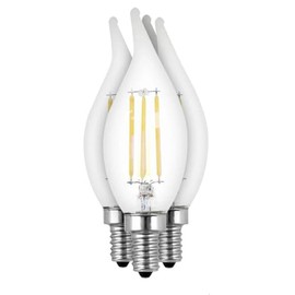 Feit Electric 18509 - BPCFC40930CAFIL/4 Decorative Chandelier Antique Filament LED Light Bulb