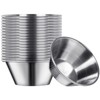 Artcome 18 Pack Stainless Steel Condiment Sauce Cups Great for