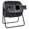 VEVOR Compost Bin, 43-Gal Dual Chamber Composting Tumbler, Large Tumbling