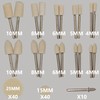 110PCS Wool Buffing Polishing Wheel for Dremel Tool Kit, Jewelry
