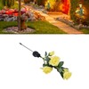 Solar Flowers Solar Cell Panel Intelligent Light Control Waterproof Function