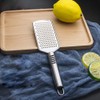 Cheese Grater, Kmeivol Stainless Steel Square Comfortable Grips Coarse Grater