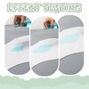 Hahafelt 3 Pcs Changing Pad Liners Fits in Peanut Shape