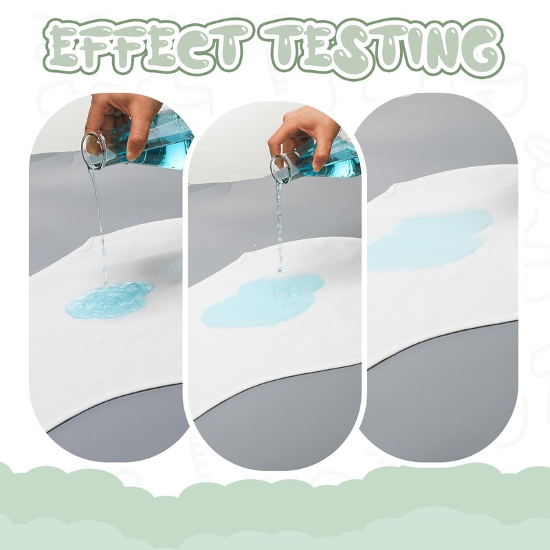 Hahafelt 3 Pcs Changing Pad Liners Fits in Peanut Shape
