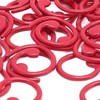 50PCS Metal Stitch Markers Spiral Markers Multifunctional Crochet Locking Hooks