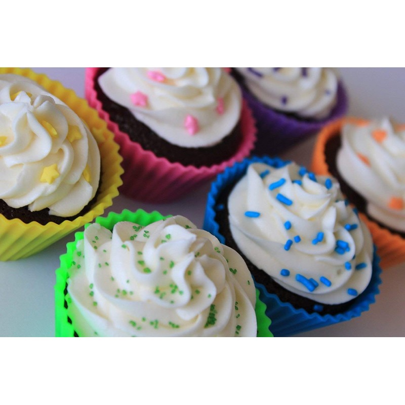 U Chef Moldes de Silicona Para Cupcakes, Set de Capacillos