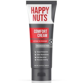 HAPPY NUTS Desodorante En Crema Confort para Hombres Defensa Contra El Sudor Antirozaduras, Control de Olor, Desodorante para Hombre Sin Aluminio y...