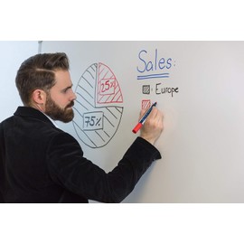 Schneider Maxx 290 Marker for Whiteboards and Flip Charts, Bullet Tip 2-3 mm Line Width, Drywipe without Leaving Residue, High Quality, Strong and Vibrant Colours