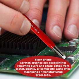 Rosenthal Collection – PrecisionGlide Fiberglass Scratch Brush Pen – Detail Jewelry, Coin & Watch Cleaner - 3 Pack