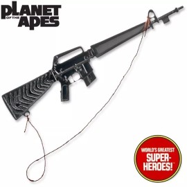 Mego POTA Planet of the Apes Black Rifle M-16 Gun For 8” Action Figure