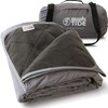 BRAWNTIDE Large Outdoor Waterproof Blanket - Great for Beach, Stadium,