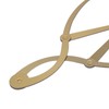 Eyebrow Ruler Multifunctional Stainless Steel 3 Point Positioning Ruler for