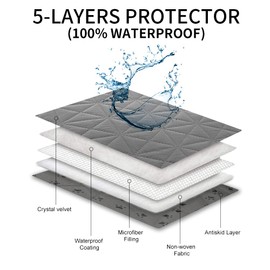 Ameritex Sofa Cover Waterproof for Seats Couch Cover for Dogs Pet Couch Cover Velvet for Chair Loveseat Sofa Machine Washable