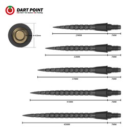 CUESOUL OTO Small Thread Steel Tip Dart Point