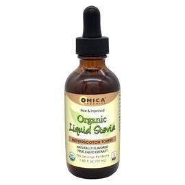 Omica Organics Liquid Stevia (Butterscotch Toffee, 1.85 Ounce)