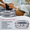 AirSwim Inflatable Hair Washing Basin, Portable Shampoo Bowl With Pillow