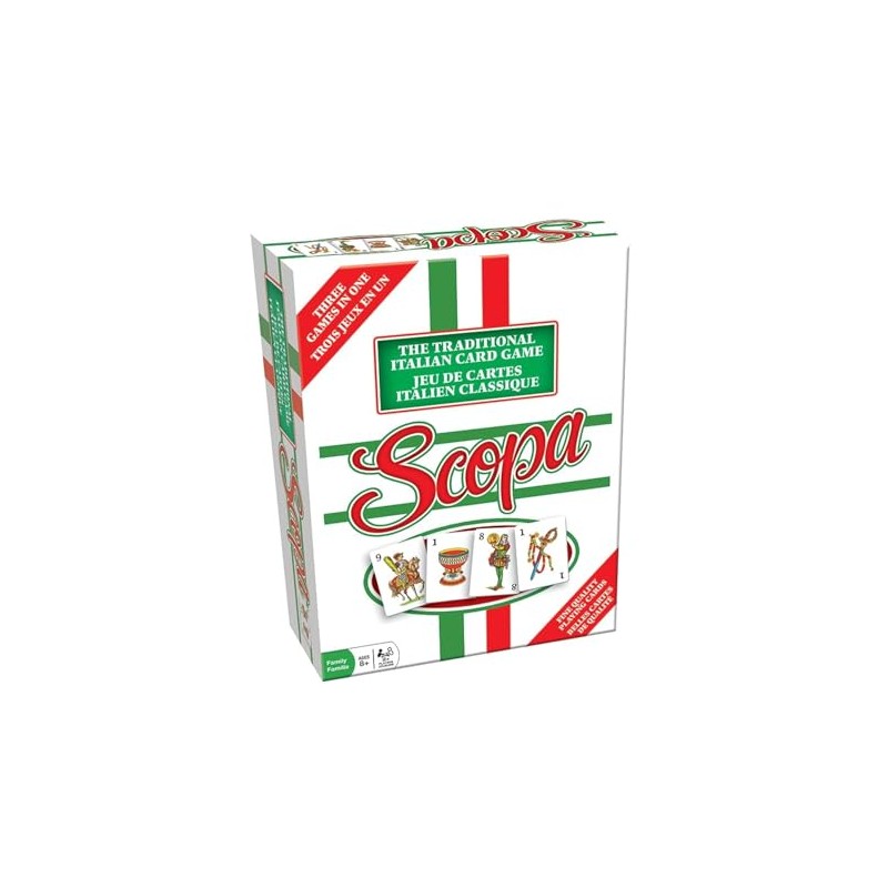 Scopa Traditional Italian Card Game - Bilingual Edition - 3