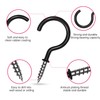 strrng 20pcs Metal Ceiling Hooks Wall Hooks- Cup Screw in