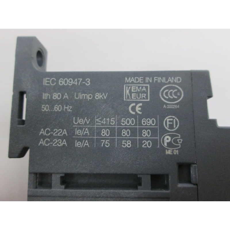 New ABB OT63E3 1SCA022352R7090 80A AMP 600V-AC 3P Disconnect Switch