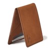 DONBOLSO Genuine Leather Money Clip with Coin Pocket Slim Wallet