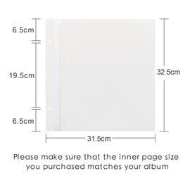 Spbapr Large Photo Album Self Adhesive 4x6 5x7 8x10 10x12 Pictures Magnetic Scrapbook 40 Blank Pages Linen Cover DIY Album with A Metal Pen