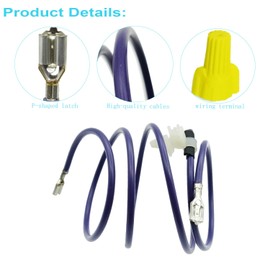 WE49X37037 Durable Dryer Heater Wire Repair Kit for GE/Hotpoint Dryers - Replacement for WE49X32946, AP7217217, PS17137283, EAP17137283