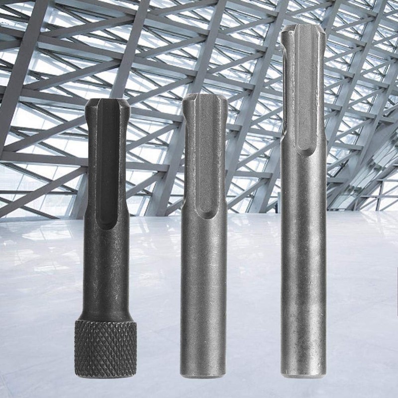 3Pcs SDS Socket Adaptor Set, 1/4" Hex Shank Screwdriver Bit