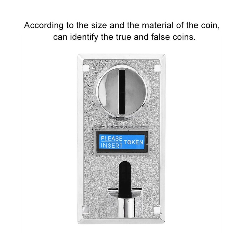 Coin Acceptor Selector, Advanced CPU Control Accurately Identifing Fake Coins,