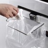 1PCS Cabinet Bag Holder, Stainless Steel Rubbish Bag Holder, Hanging