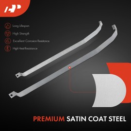 A-Premium Set of 2PCS Fuel Tank Straps Compatible with Ford 300 1963, Country Sedan/Galaxie 1960-1964, Custom 1964, Fairlane 1960-1961, Galaxie 500 1962-1964