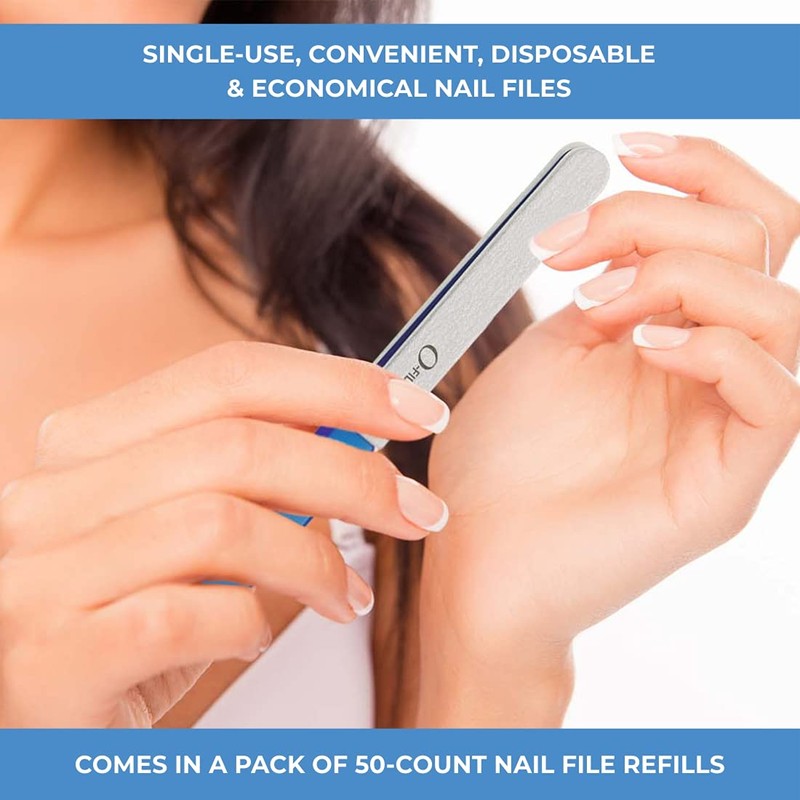 ForPro Professional Collection O-Files Replaceable File System, Zebra, 180 Grit,