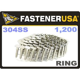 7/8" Ring 304 Stainless Coil Roofing Nails 1.2M RoofPak