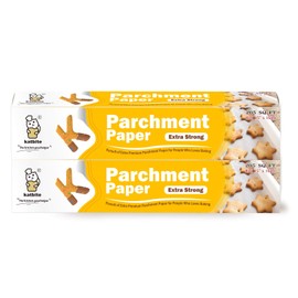 Katbite Heavy Duty Parchment Paper Roll 15 in x 164 ft (205 SQ FT) Baking Pan Liners (2 Pack)
